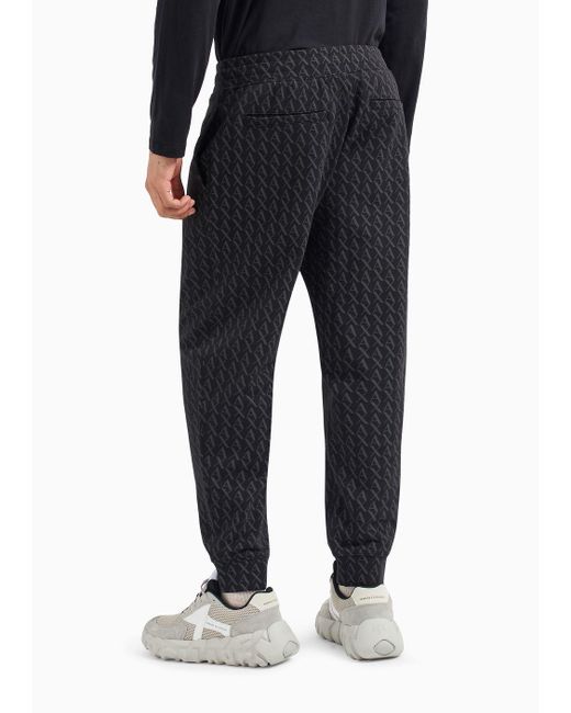 Armani Exchange Black Sweatpants for men