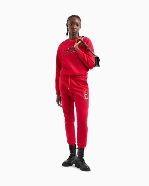 ARMANI EXCHANGE Red Jogger Pants