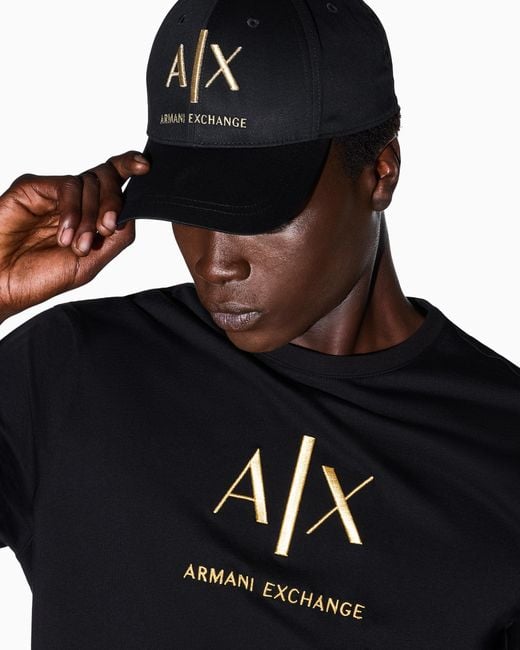 ARMANI EXCHANGE Blue Baseball Hat for men