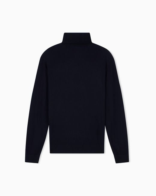 ARMANI EXCHANGE Blue Regular Fit Pullover for men