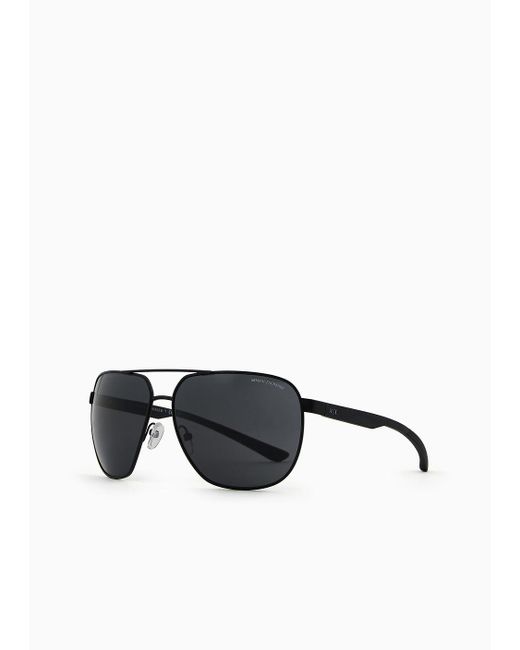 Armani Exchange Black Sunglasses for men
