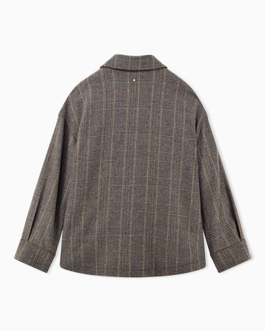 ARMANI EXCHANGE Gray Regular Fit Blouson Jacket