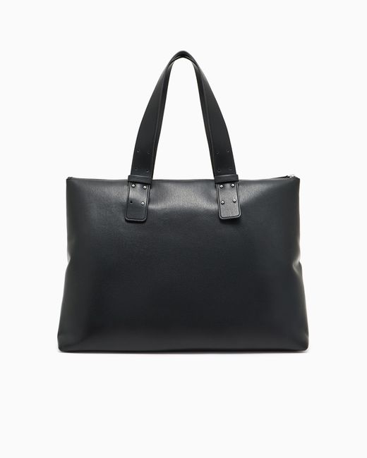 Borsa A Mano Con Tasca Esterna di ARMANI EXCHANGE in Black