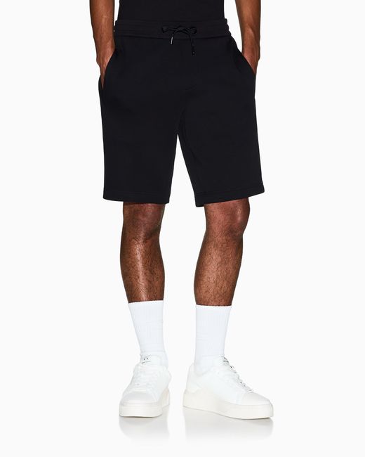 ARMANI EXCHANGE Black Bermuda Shorts for men