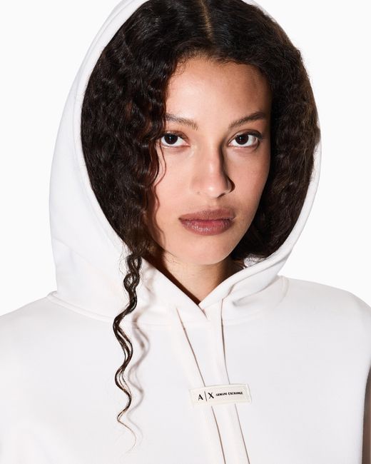 ARMANI EXCHANGE White Hoodie