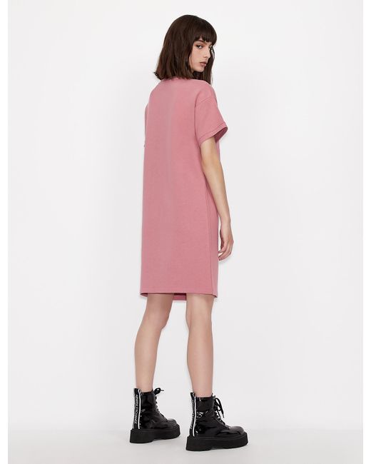 armani exchange pink dress