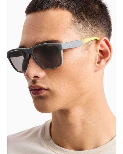 Armani Exchange Metallic Sunglasses for men