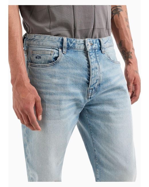 Armani Exchange Carrot-fit Jeans in Blue für Herren