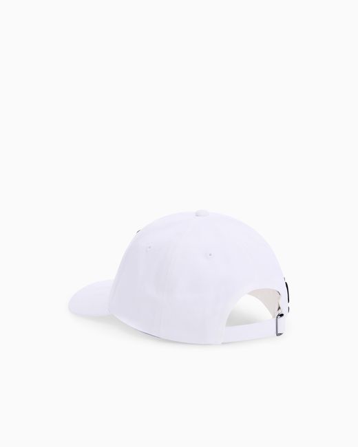 ARMANI EXCHANGE White Baseball Hat for men