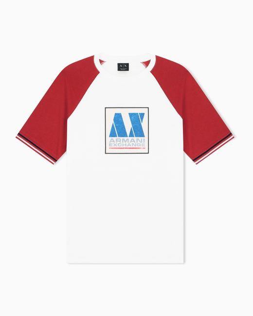 ARMANI EXCHANGE Red Regular T-Shirt for men