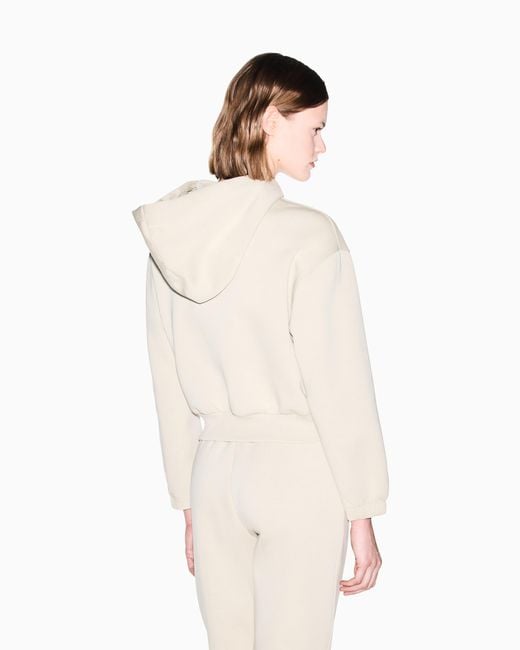ARMANI EXCHANGE Natural Bonded Stretch Hoodie