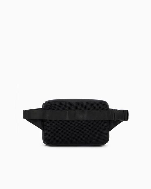 ARMANI EXCHANGE Black Waistbag With Outer Coating for men