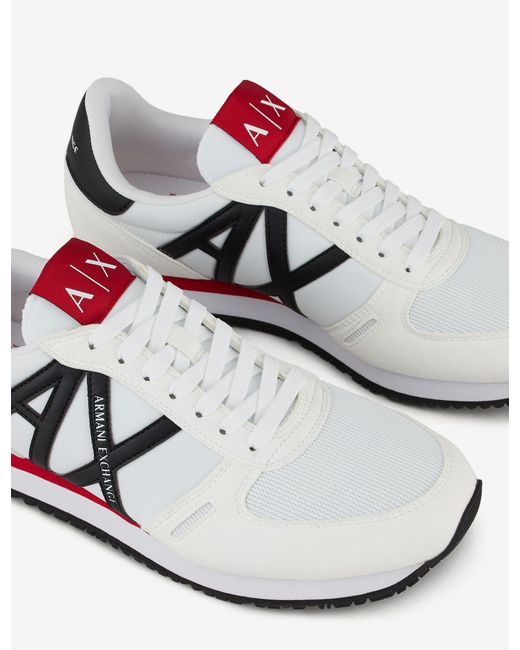 Armani Exchange Sneakers With Logo in White for Men - Lyst