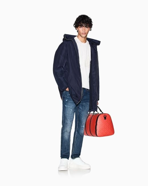 ARMANI EXCHANGE White Regular Fit T-Shirt With Logo Pocket for men