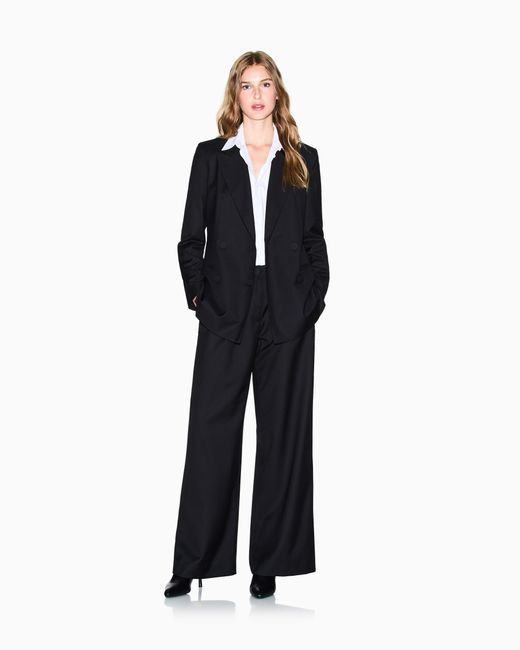 ARMANI EXCHANGE Blue Pleated Trousers