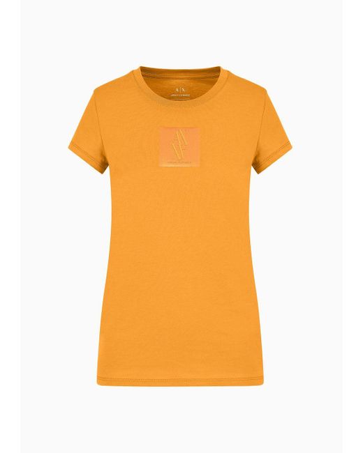 Armani Exchange Orange Slim Fit T-shirts