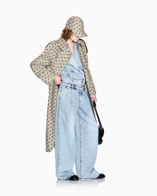 ARMANI EXCHANGE White Trench Coat
