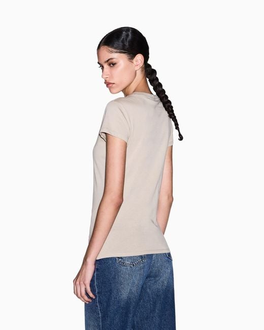 ARMANI EXCHANGE Natural Slim Fit T-Shirt