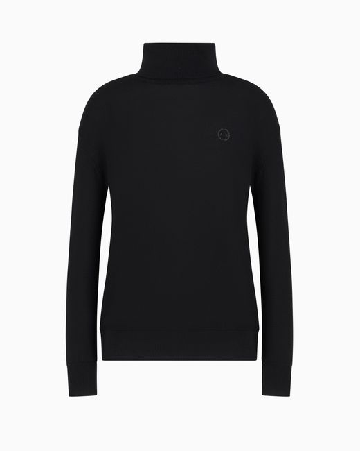 ARMANI EXCHANGE Black Polo Necks