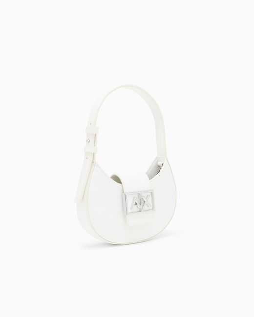 ARMANI EXCHANGE White Mini Bag With An Outside Coating