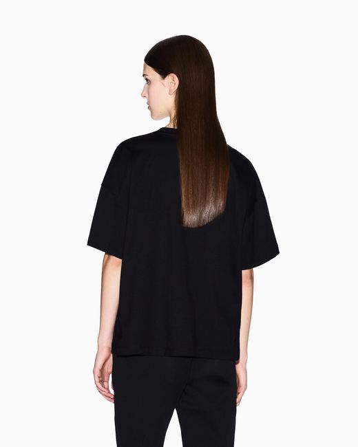 ARMANI EXCHANGE Black Boxy Fit T-Shirt