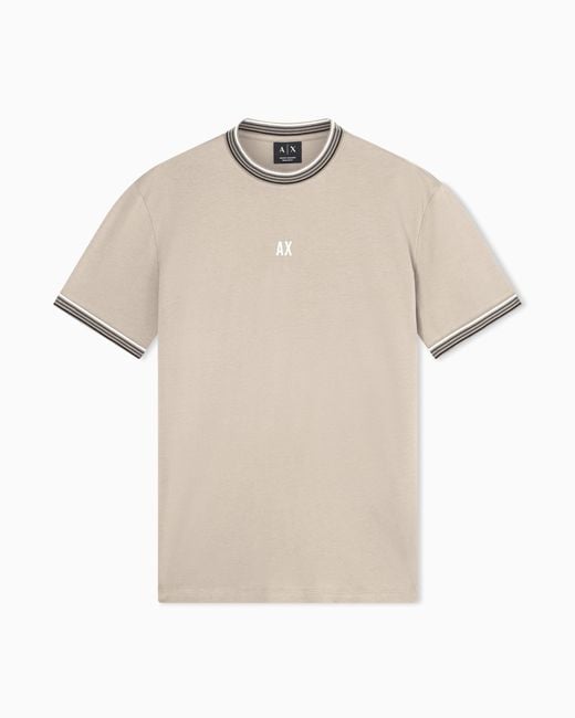 ARMANI EXCHANGE Natural Regular Fit T-Shirt for men
