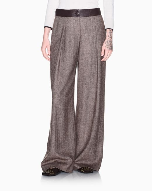 ARMANI EXCHANGE Gray Relaxed Fit Trouser