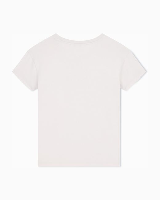 ARMANI EXCHANGE White Oversized T-Shirt