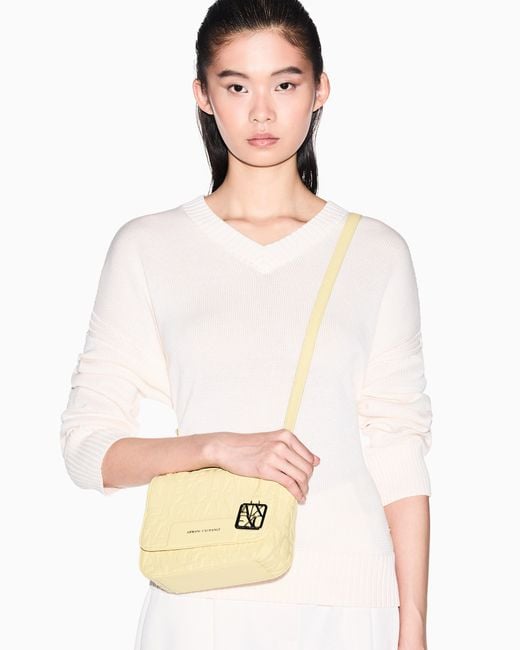 ARMANI EXCHANGE Natural Messenger Bag Crossbody