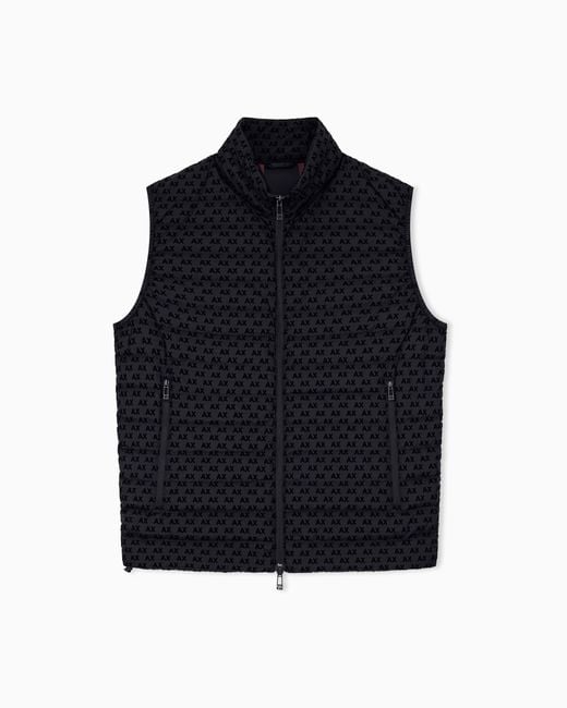 ARMANI EXCHANGE Blue Down Jacket for men