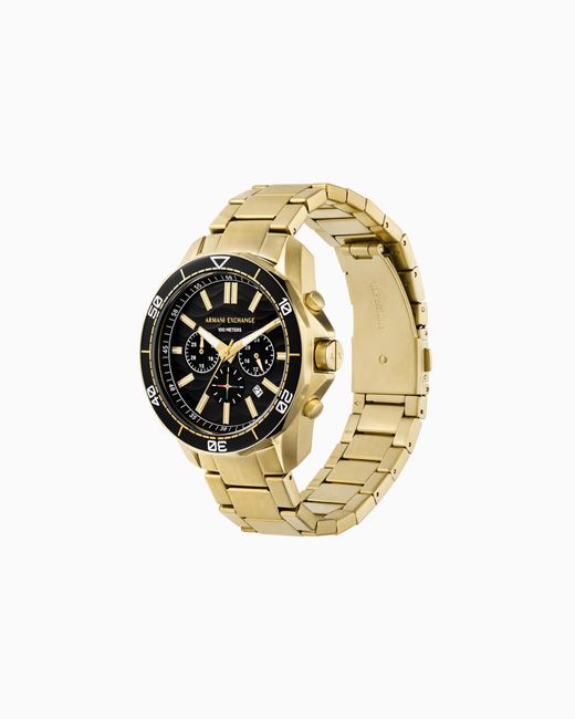ARMANI EXCHANGE Metallic Steel Watch for men
