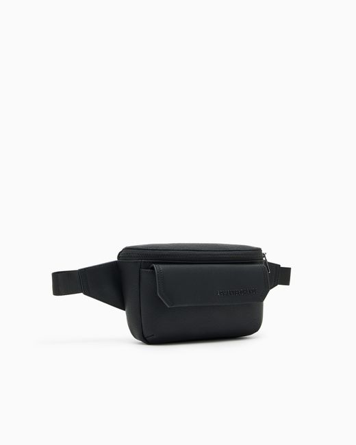 Marsupio Effetto Martellato di ARMANI EXCHANGE in Black da Uomo