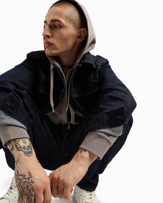 Jeans Regular Fit Cuciture A Contrasto di ARMANI EXCHANGE in Blue da Uomo