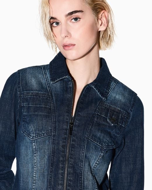 Veste En Jean ARMANI EXCHANGE en coloris Blue