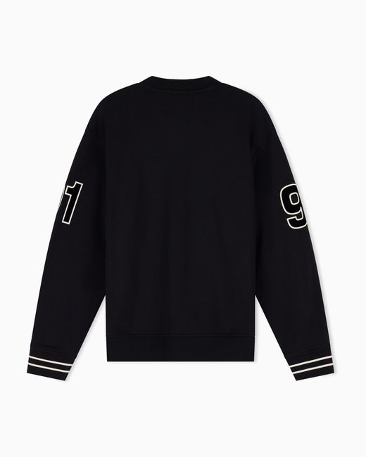 ARMANI EXCHANGE Black Sweatshirt for men