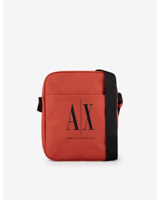 Armani Exchange Orange Crossbody Bag for men