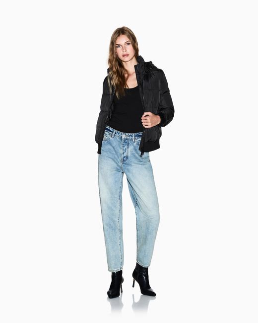 ARMANI EXCHANGE Blue Down Jacket