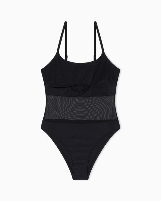 ARMANI EXCHANGE Black Minimal Chic Swimsuit