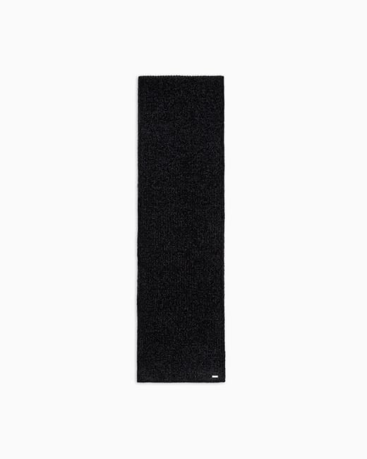 Knitted Scarf di ARMANI EXCHANGE in Black