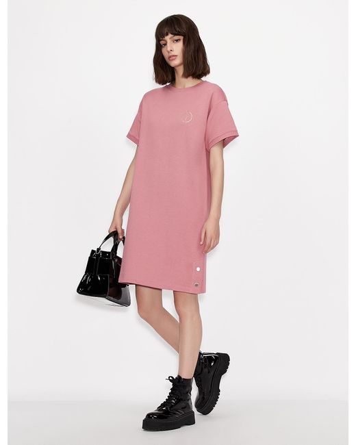 armani exchange pink dress