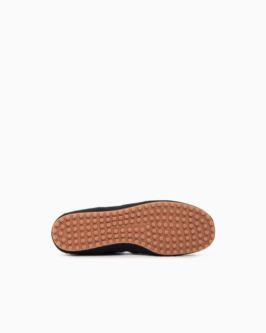 ARMANI EXCHANGE Blue Sneakers for men