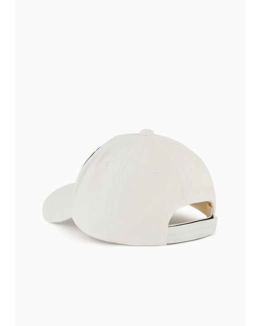 Armani Exchange White Peaked Hat 1991 for men