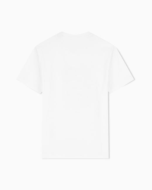 ARMANI EXCHANGE White Regular T-Shirt for men