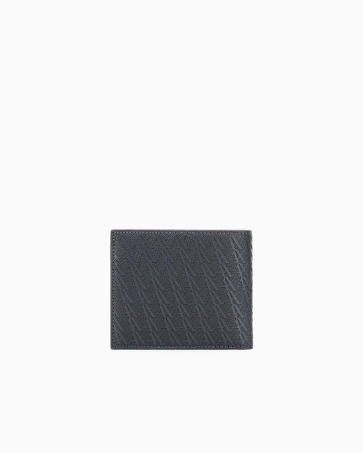 ARMANI EXCHANGE Gray Wallet Bifold With Coin Pocket for men