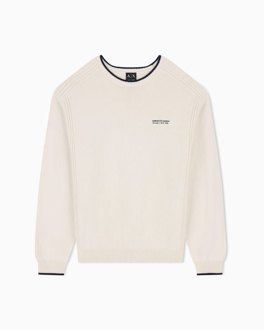 ARMANI EXCHANGE Natural Regular Fit Pullover for men