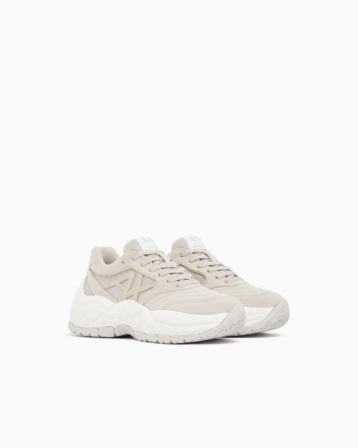 ARMANI EXCHANGE White Sneakers Low Cut