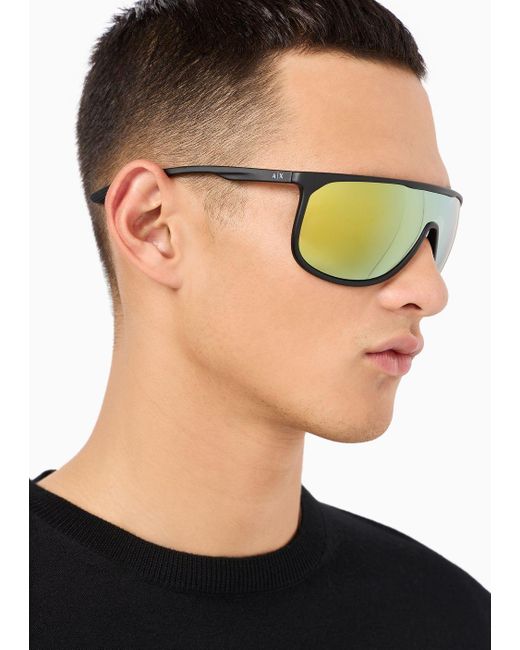 Armani Exchange Green Sunglasses for men