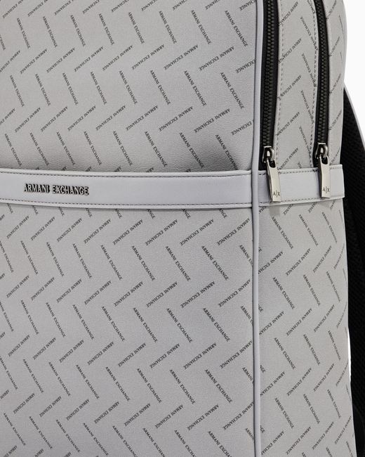 ARMANI EXCHANGE Gray Backpack for men