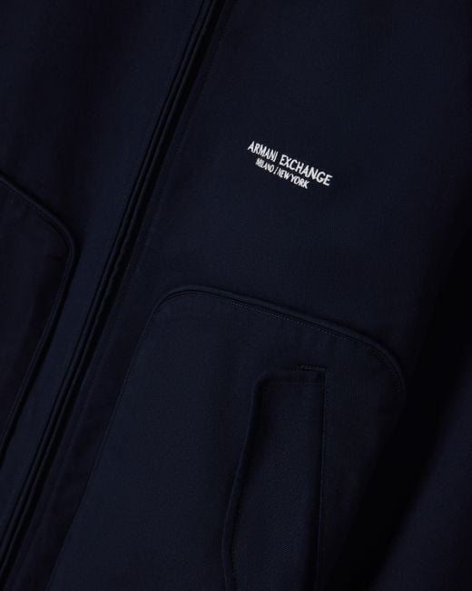 ARMANI EXCHANGE Blue Blouson Jacket for men