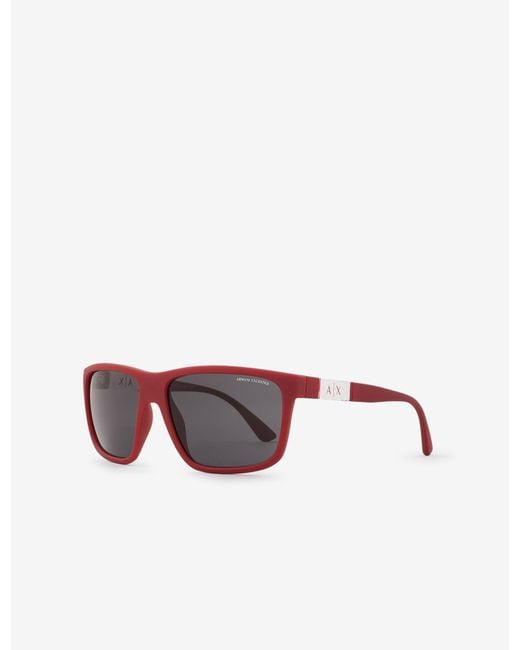 Gafas de sol Armani Exchange de hombre de color Red
